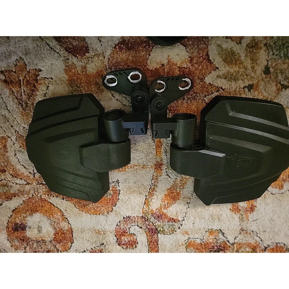 KEMIMOTO Large Side Mirrors A-pillar UTV Mirror Compatible with Polaris Ranger X